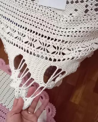 Coperta matrimoniale a uncinetto 