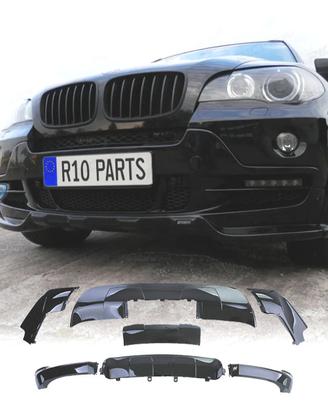 AERO KIT CARROZZERIA BMW X5 E70 07-10 NERO LUCIDO