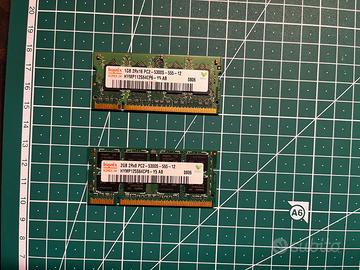 Memoria RAM DDR2 Sodimm 1GB + 2GB PC2-5300