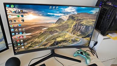 Samsung Monitor gaming curvo 27", 144hz, 2k