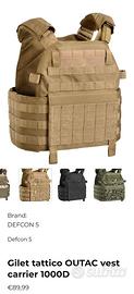 Plate Carrier Defcon 5 Outac Coyote Tan