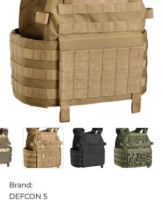 Plate Carrier Defcon 5 Outac Coyote Tan