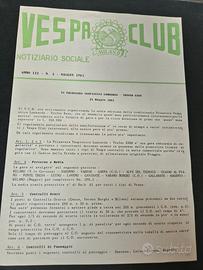 vespa club Milano notiziario piaggio 