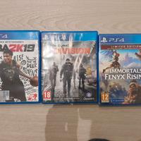 Lotto 3 Giochi PlayStation 4 PS4