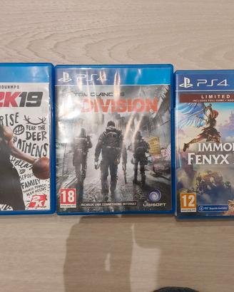 Lotto 3 Giochi PlayStation 4 PS4