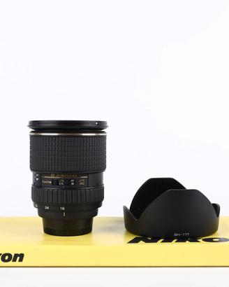 Tokina 16-50mm F2.8 DX Nikon USATO GARANTITO PER D