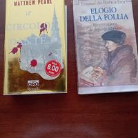 LIBRI IL CIRCOLO DI DANTE E ELOGIO DELLA FOLLIA 