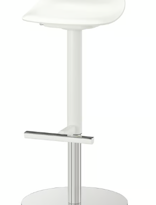 Sgabello bar / cucina IKEA - JANINGE - bianco