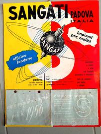 SANGATI calendario catalogo originale epoca no ROY