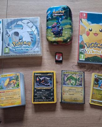 CARTE E OGGETTI VARI POKEMON