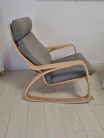 Sedia a dondolo ikea Poang