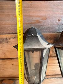 Coppia lampioni da giardino