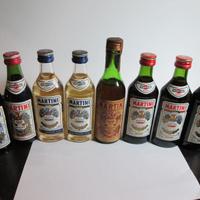 Mignon MARTINI lotto 8 bottigliette vermouth