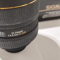 Sigma AF 12-24 f 4.5 5.6 DG HSM