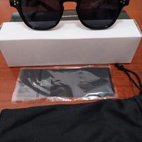 OCCHIALI DA SOLE GARDE TOTAL BLACK Nuovi Scatola