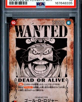 PSA 10 Gol D. Roger Wanted OP13-118 SP Japanese