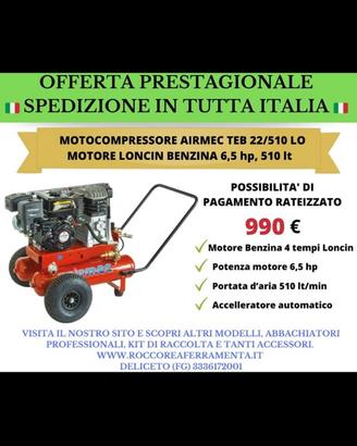 MOTOCOMPRESSORE AIRMEC TEB 22/510 LO
