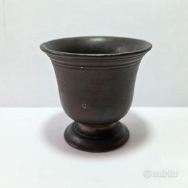 Antico Mortaio da speziale Svasato in Bronzo XVIII