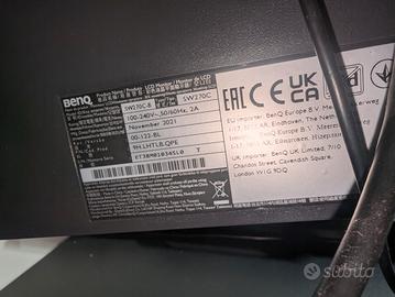 schermo fotografico benq