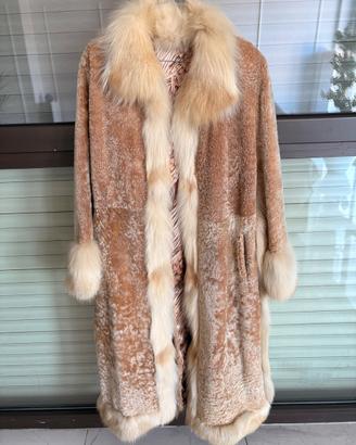 Montone con inserti in volpe