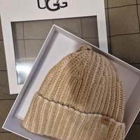 cappello e guanti  UGG Chunky plaited cream