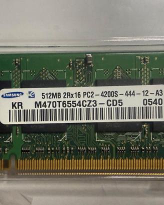 SAMSUNG DDR2 M470T6554CZ3-CD5