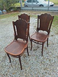 3 sedie thonet