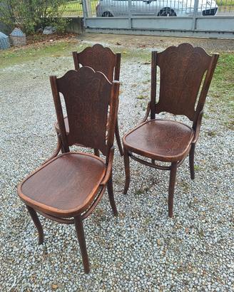 3 sedie thonet