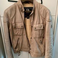Giubbotto in Pelle Belstaff Gold