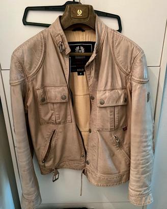 Giubbotto in Pelle Belstaff Gold