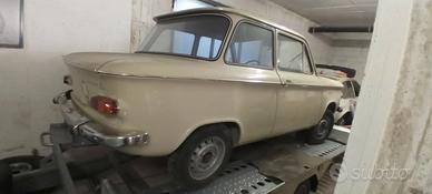 NSU Prinz 4 L anno 1969, colore Champagne.