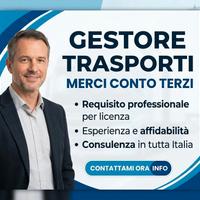 Gestore Trasporti merci nazionale  internazionale