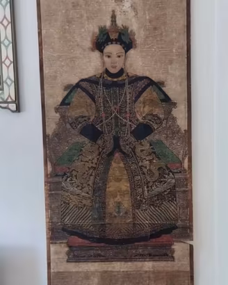 Coppia kakemono cinesi Qing - Shunzhi e Cixi