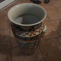 Vaso orientale decorato in ceramica – 50 cm