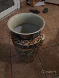 Vaso orientale decorato in ceramica – 50 cm