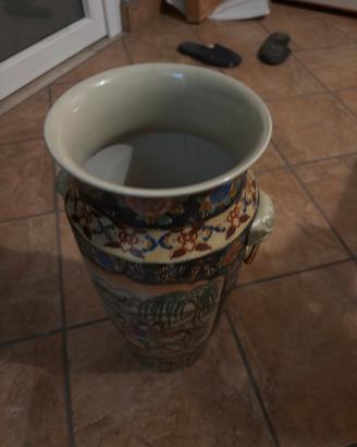 Vaso orientale decorato in ceramica – 50 cm