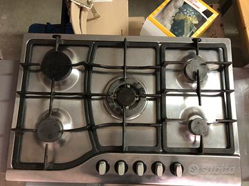 Piano cottura a gas Hotpoint Ariston 5 fuochi