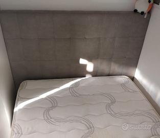 Letto contenitore con materasso come nuovo