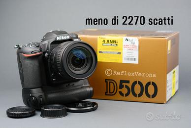 Nikon D500 kit con meno di 2270 scatti