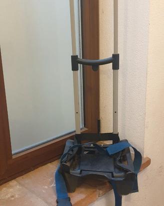 Carrello per trasporto zaino scuola