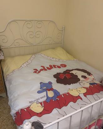 Letto IKEA matrimoniale 160x200 cm in metallo