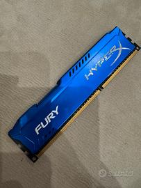 RAM HyperX Fury DDR3 4GB 1600MHz CL10