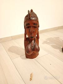 Statua africana legno 