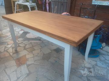 tavolo allungabile shabby provenzale 