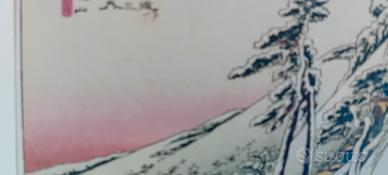 Antiche stampe  hokusai originali 