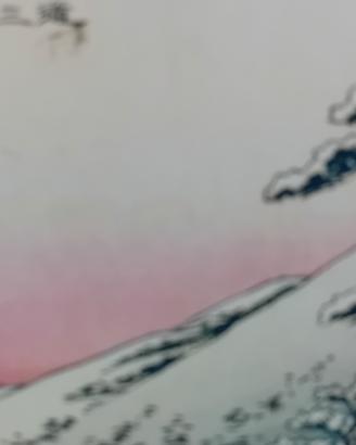 Antiche stampe  hokusai originali 