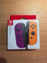 Joycon per Nintendo Switch viola arancione