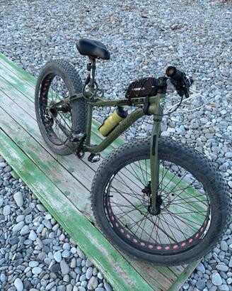 Fat e-bike verde Militare (NO ELETTRICA)