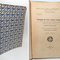 CARTEGGIO DEL CONTE FEDERICO CONFALONIERI 1913