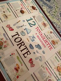 Libro tovagliette + segnaposto fantasia  torte🎂🍰